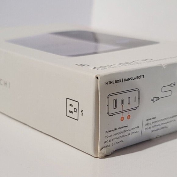 COPY - Satechi 100W 3-Port USB Type-C and Type-A PD Compact GaN Charger #ST-TC1… - Picture 4 of 4